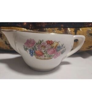 Vintage Bakerite Creamer Warranted 22k GOLD